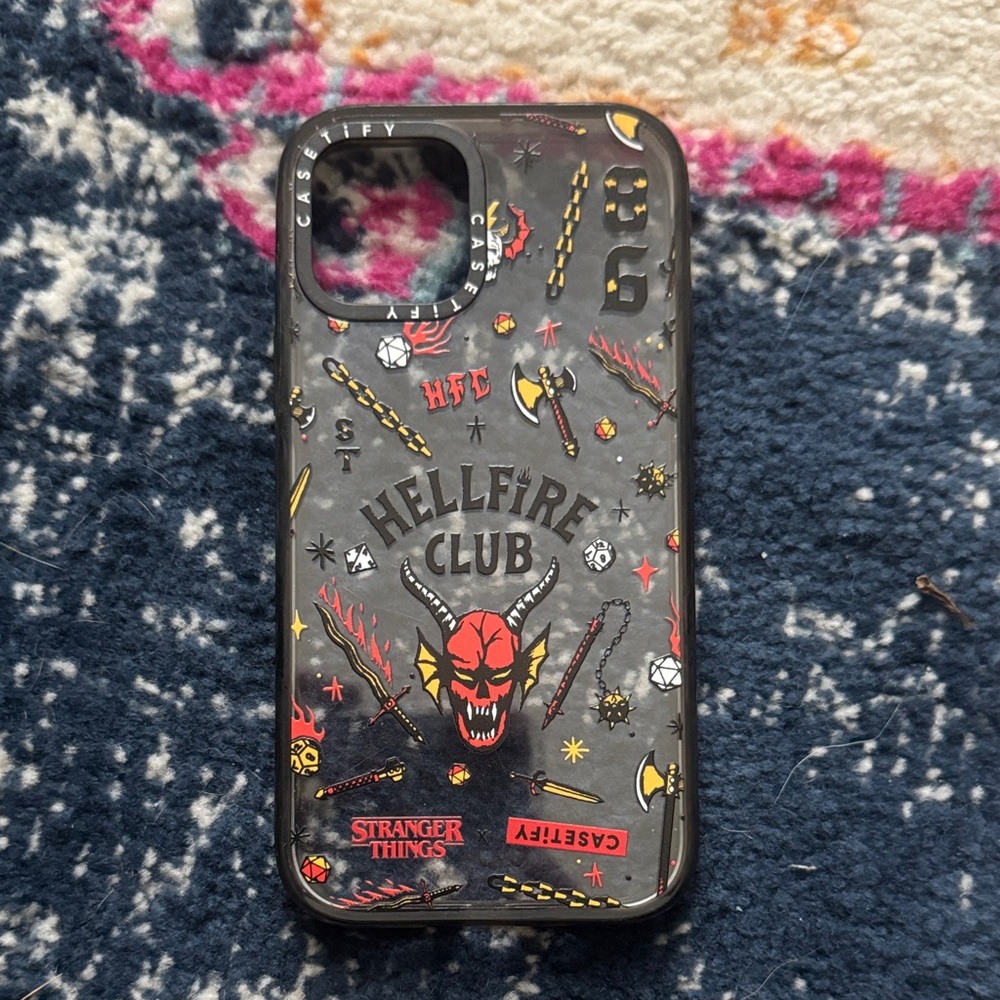 Casetify Hellfire Club iPhone Case - Black and Red IPhone 13